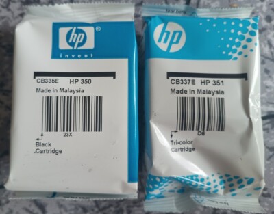 Original HP 350 Schwarz + HP 351 Farbige tintenpatronen - Kostenloser versand!