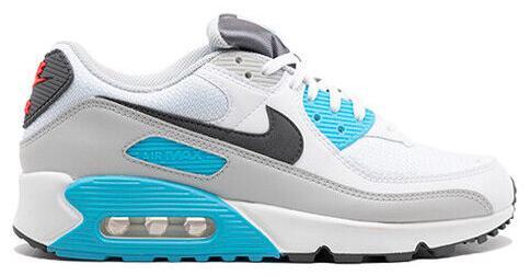 Nike Air Max 90 white chlorine blue and obsidian sneaker size 12 Rare Nike Air Max 90 Chlorine Blue for Sale | Authenticity  main image 4