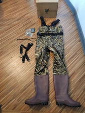 Chest Waders with Mesh Lining(Upgraded), Realtree Max 5 Camo Waterproof Fishing