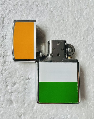 IRELAND Flag Lighter Double Side National Flag Brand New Use Fluid Lighter - Picture 2 of 5