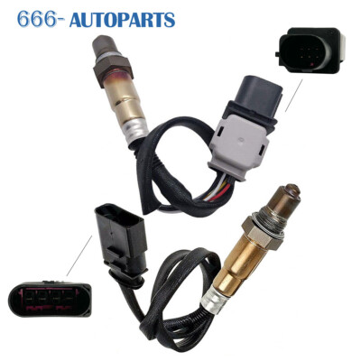 2pcs UP+Down Oxygen Sensor O2 for Audi A4 A4 allroad A5 Quattro A6 Q5 2