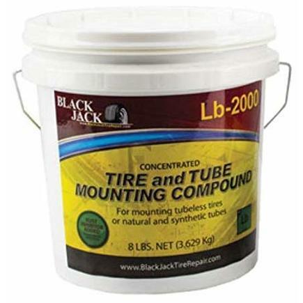 Tire Mounting Paste 8 lb Size, 4 parts water to 1 part paste Mix ratio; LB-2000