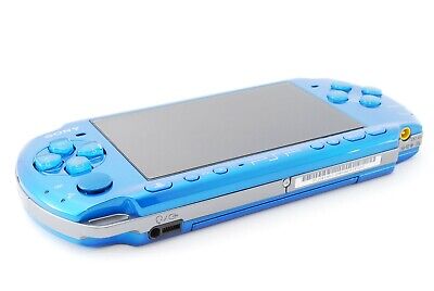 Sony PSP 3000 Vibrant Blue Console w/ Box and Charger Japan