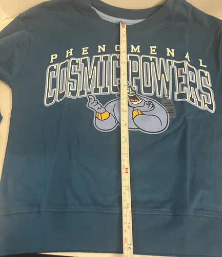 New DISNEY Phenomenal Cosmic Powers Kids Blue Indigo T-Shirt Size 7-8 - Picture 12 of 17