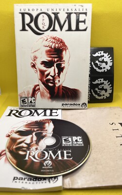 Europa Universalis: SPQR Rome (PC CD-ROM, 2008 w/ Manual, Map & Stickers)