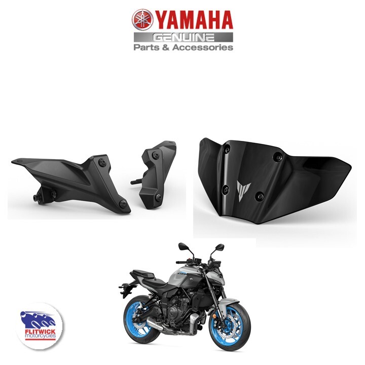 Genuine Yamaha MT-07 2025 Onwards Fly Screen & Multi-Mount Base Genuine Yamaha MT-07 2025 Onwards Fly Screen & Multi-Mount Base