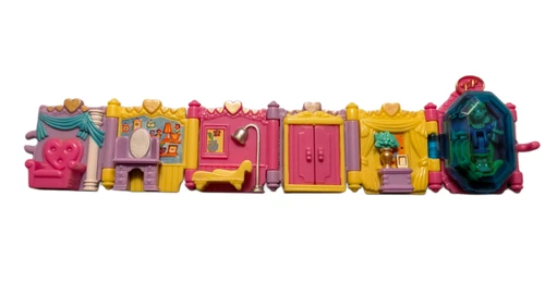 Polly Pocket ROYAL BRACELET 1997 Vintage Bluebird Toys 100% COMPLETE Playset