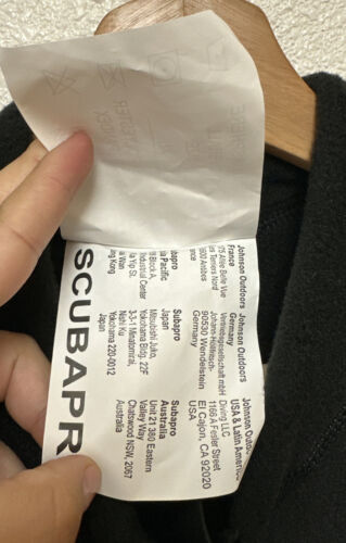 ScubaPro Climasphere Fleece Overall Black Sz XL Brand New - Picture 3 of 10