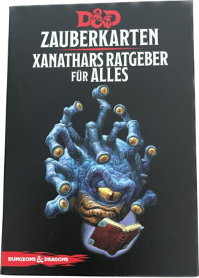 Dungeons & Dragons Zauberkarten Xanathars Ratgeber für Alles - D&D Zusatzkarten