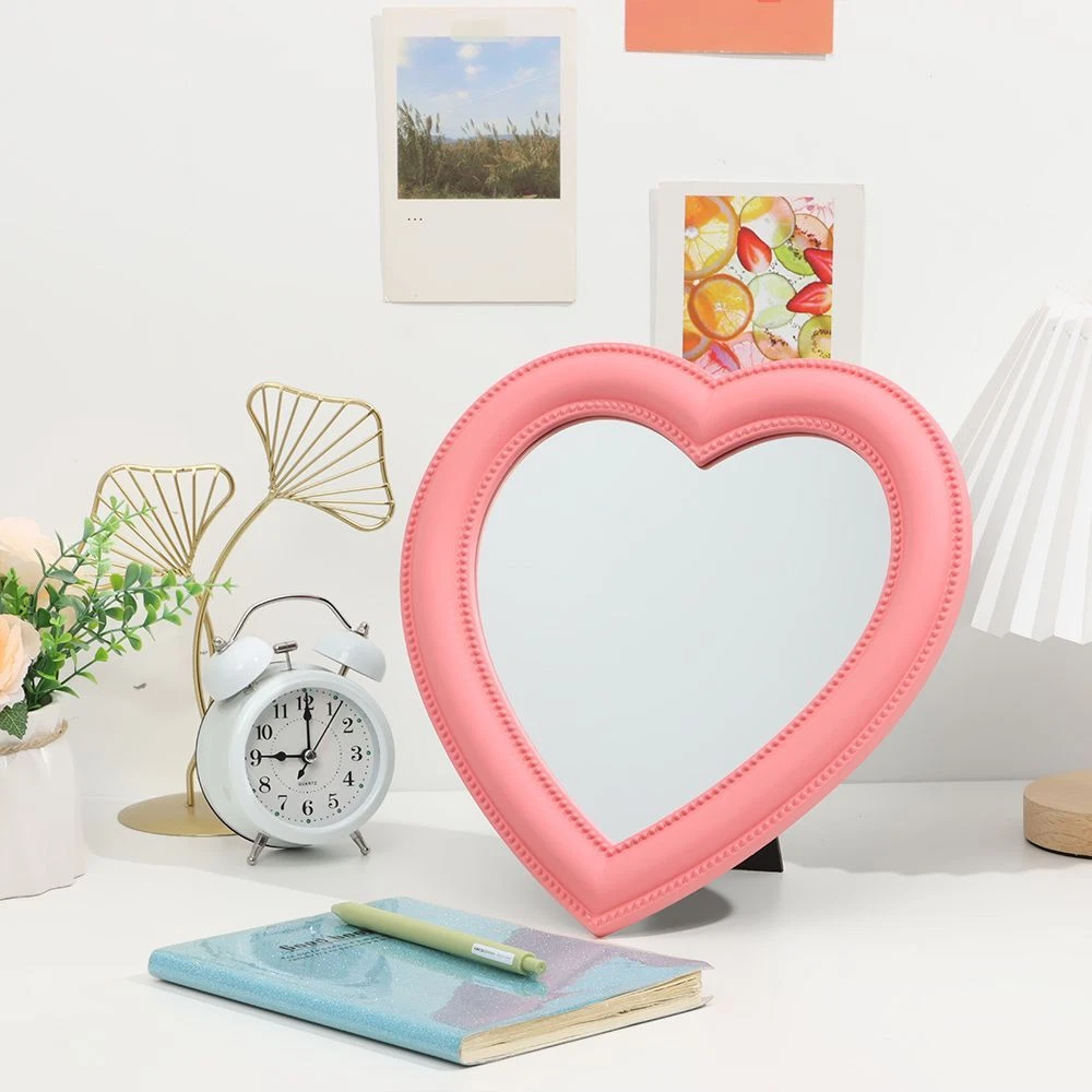 Heart light up mirror deals
