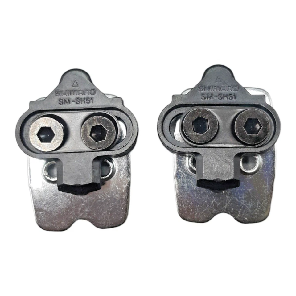 ORIGINAL Shimano SM-SH51 MIT Gegenplatte SPD Schuhplatten Pedalplatten Cleats - Bild 4 von 4