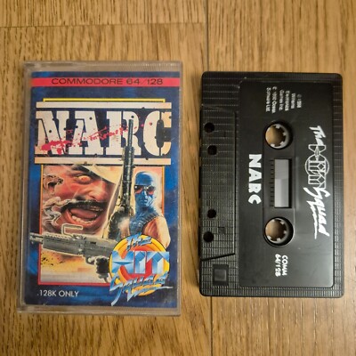 Commodore 64 C64 NARC Hit Squad Computerspiel getestet funktioniert