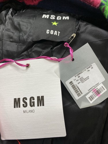 BNWT MSGM Women’s  Flowerish Coat  Size 38 UK Size 6 - Picture 4 of 6