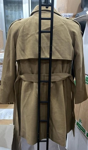 cappotto in acrilico usato donna woman marrone Tg L XYM500L - Foto 2 di 8