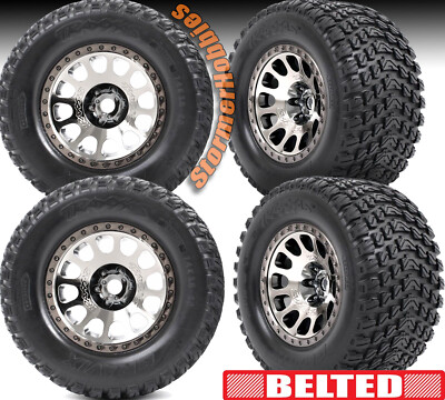 Traxxas 7862X - (4) Tires & Wheels Belted (Black Chrome) Dual Profile XRT X-MAXX