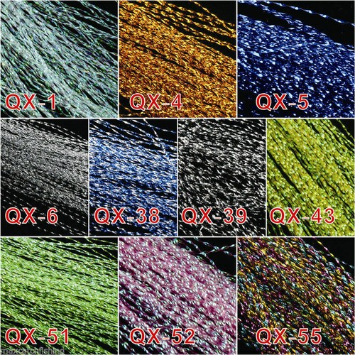 Maxcatch Fliegenbinden Materialien 9/10 Farbe pro Pakcung Krystal Flash - Picture 14 of 15