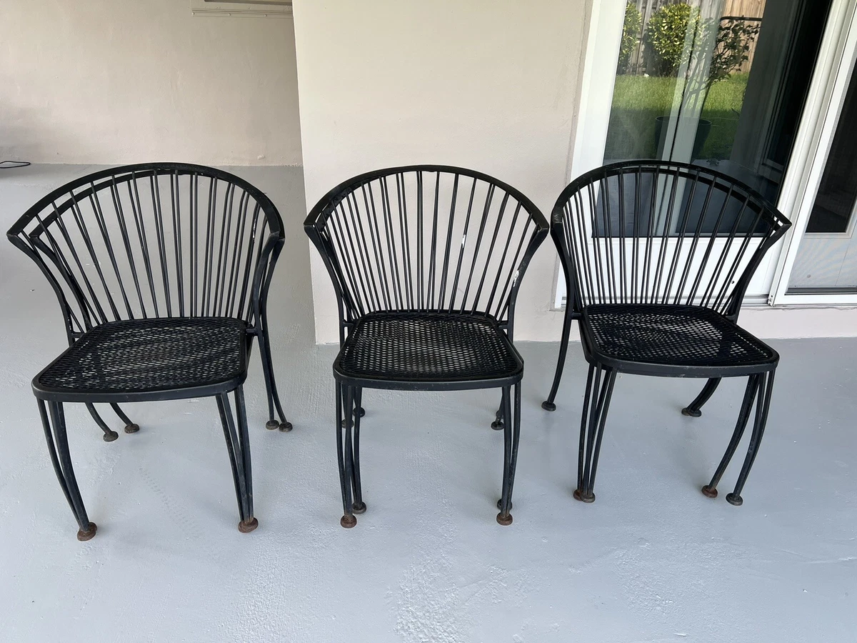 Carolina forge wrought iron chairs deals