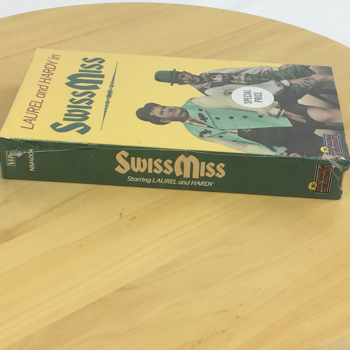 NOS Sealed Laurel & Hardy Swiss Miss VHS Tape B&W Comedy