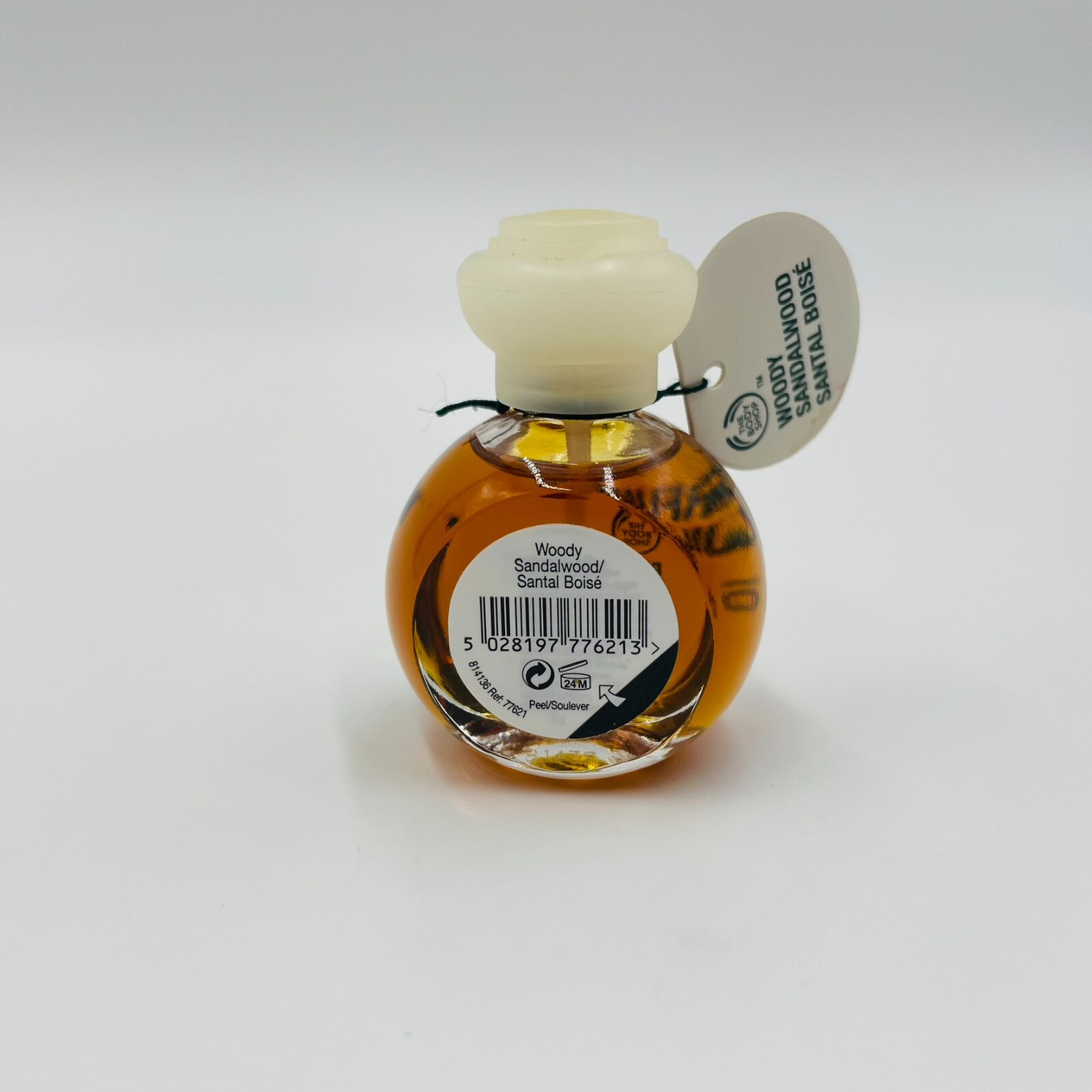 The Body Shop Perfume Oil Woody Sandalwood Scent 15 mL Bottle NEW