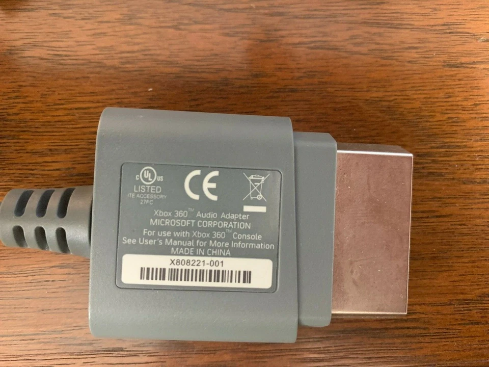 Official Microsoft Xbox 360 Optical Audio Adapter - Image 3 of 3