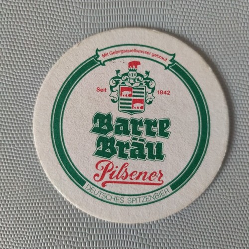 Schöner Bierdeckel - Privatbrauerei Barre, Lübbecke - Motiv Nr. 8 👍😁C4