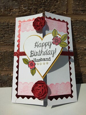 Handmade personalised Birthday Card husband wife boyfriend girlfriend love  gift