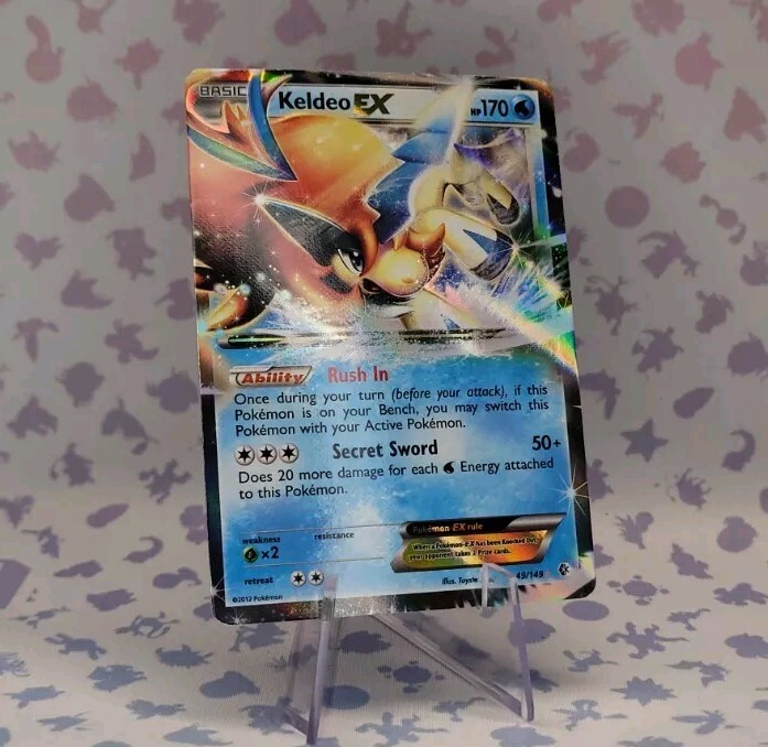 Keldeo EX # 49/149 Ultra Rare - Black & White: Boundaries Crossed - Near Mint