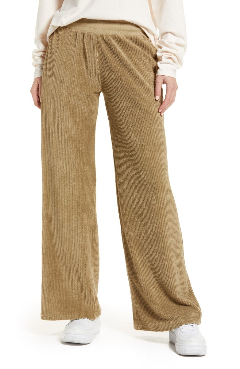 【DISCERNMENT】BDU Corduroy Wide Jogger Pants BDG Urban Outfitters Wide Leg Velour Corduroy Joggers in
