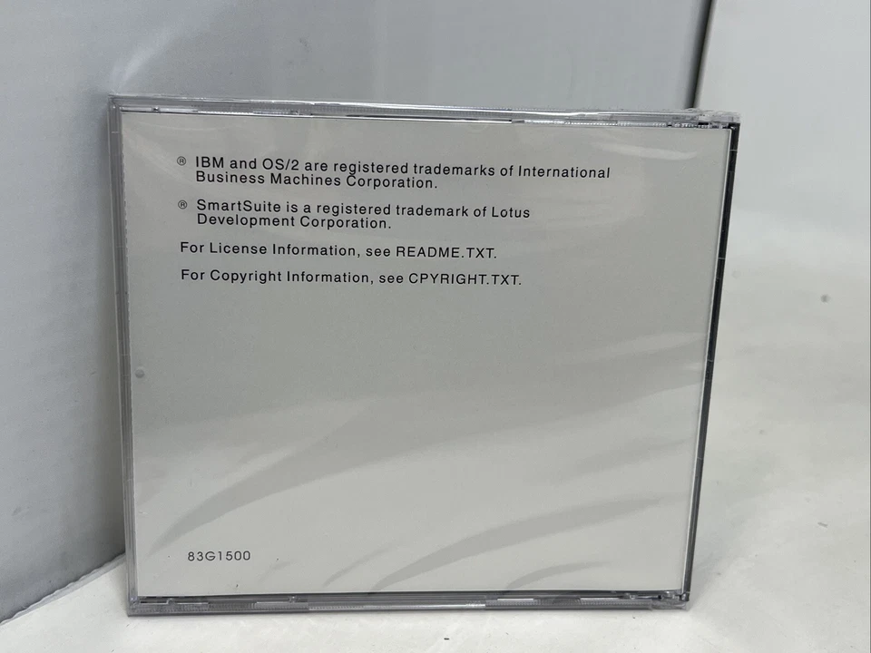 Lotus SmartSuite 2.0 for IBM OS/2 CD NEW SEALED - Image 3 of 4