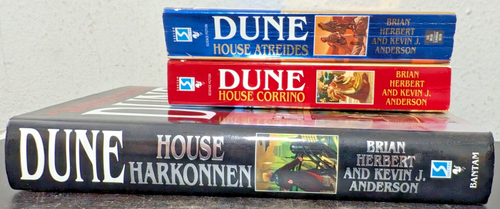 Dune Prequel Trilogy House of Harkonnen / Atreides / Corrino 1-3 Set 3 Book Lot - Picture 2 of 3