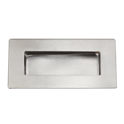 Edelstahl Griffmulde 68mm Für Glastür - Muschelgriff Silber Für 8-10mm Glasstärke