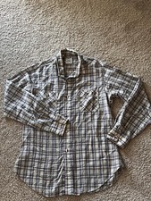 VINTAGE LEVI'S LEVIS STRAUSS  CO. 1980 USA OLYMPIC GAMES BUTTON UP SHIRT Mens L