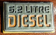 81-87 Chevy Truck 6.2 Litre Diesel Chrome Fender Emblem Badge Gmc Suburban Oem 81-87 Chevy Truck 6.2 Litre Diesel Chrome Fender Emblem Badge Gmc Suburban Oem