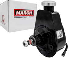 March Performance Ultra Series Saginaw Power Steering Pump P-series Black Keyed March Performance Ultra Series Saginaw Power Steering Pump P-series Black Keyed