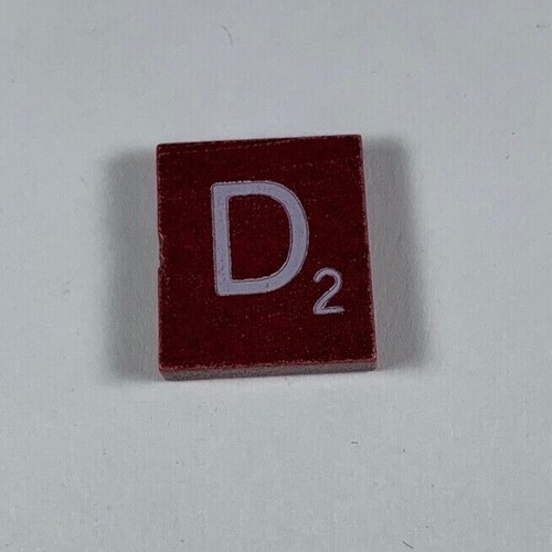 Gioco Scarabeo Vintage Edizione Deluxe Pezzi di Ricambio Piastrelle Legno Marrone/Rosso - Foto 10 di 59