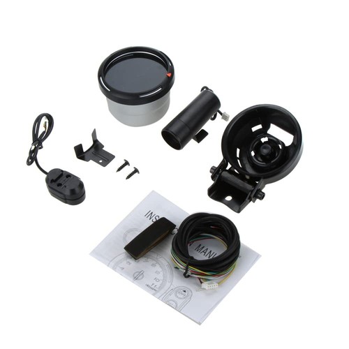 New Tachometer Gauge Kit LED 3.5" Car Meter with Shift Light+Stepping Motor RPM - Picture 7 of 9