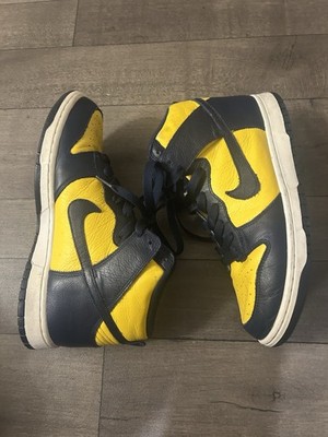 Size 9.5 - Nike Dunk QS 2016 High Michigan