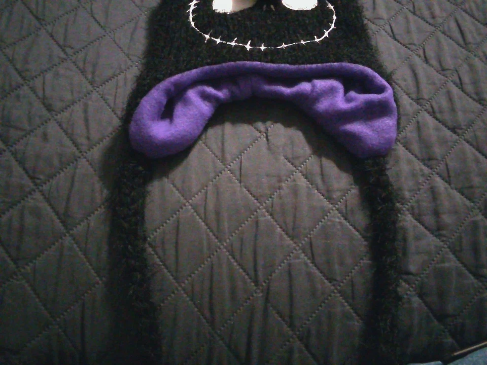 NEW Nightmare Before Christmas Fuzzy Laplander Hat Winter Pig Tail Beanie Cap - Image 4 of 4