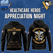 Pittsburgh Penguin 2025 Healthcare Appreciation Night Hoodie 3D All Size