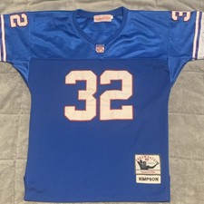 Mitchell & Ness Buffalo Bills O.J. Simpson NFL Throwback Blue Jersey