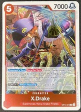 One Piece X.Drake OP-14-016 The Azure Sea's Seven Rare NM