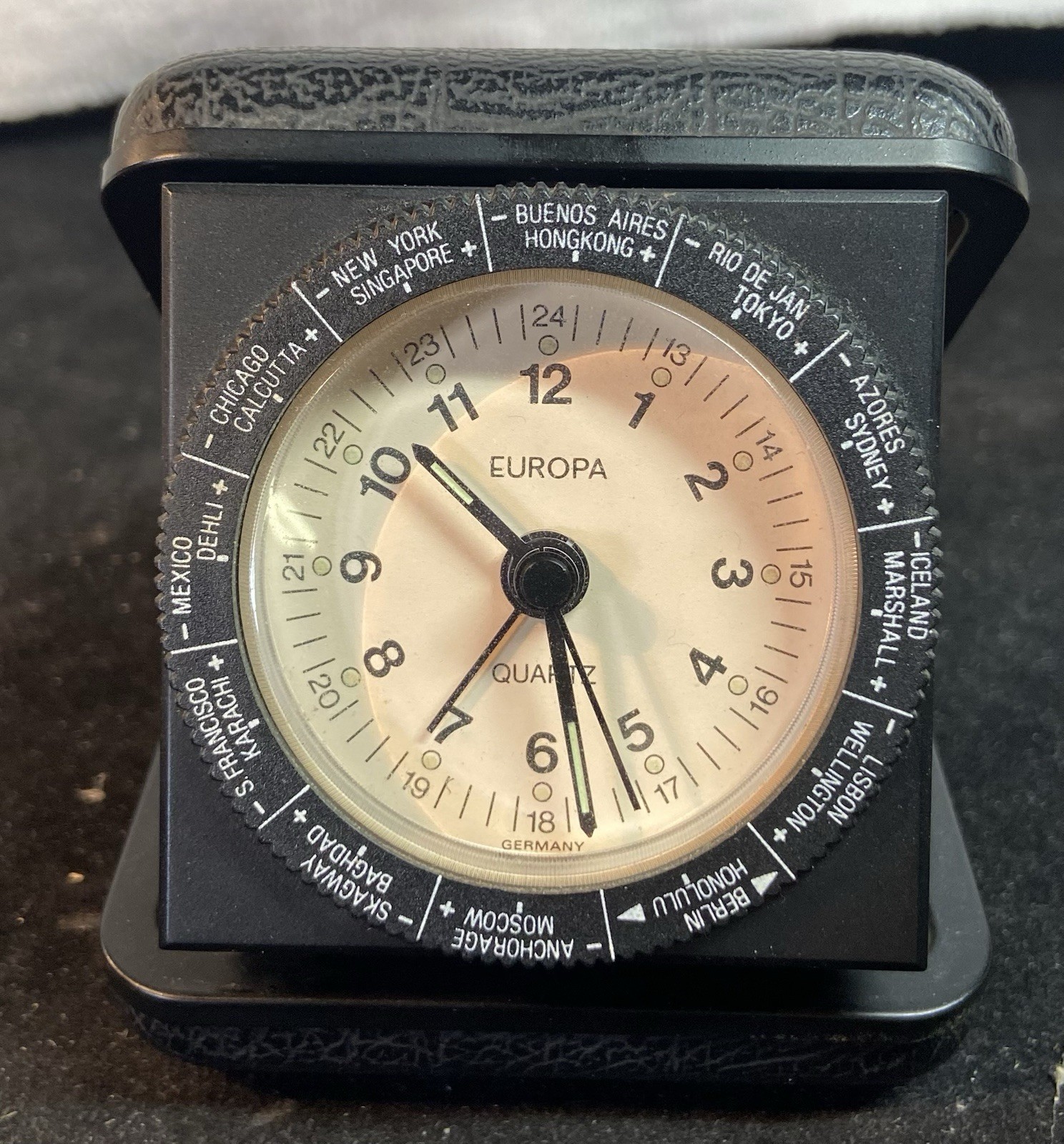 Europa World Time Travel Alarm Clock Untested featured image