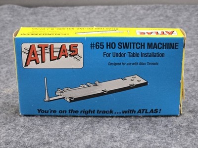 Atlas HO Scale #65 Switch Machine Under Table Install (NEW OPEN BOX)