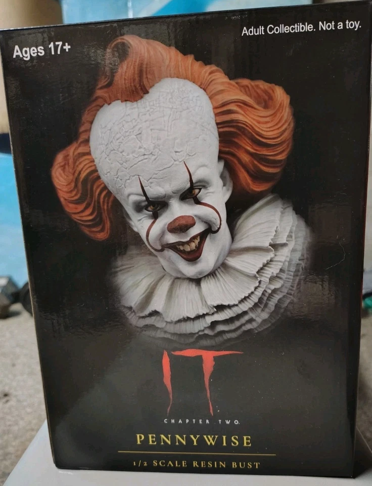 Pennywise Busto Escala 1/2 Diamante Selecto Leyendas IT Capítulo Dos Horror #10 Nuevo Foto 2 de 4