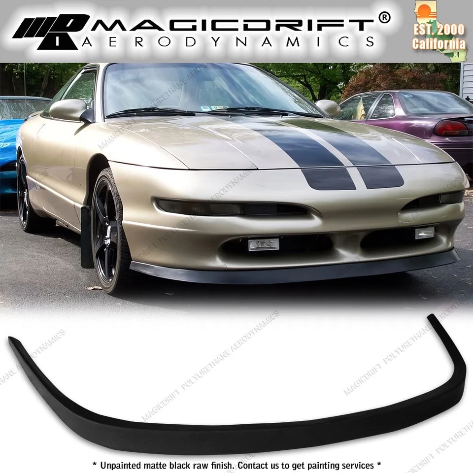 For 1993-1997 Ford Probe GT SE Front Bumper Lip Chin Spoiler Spoiler Urethane Foto 3 de 4