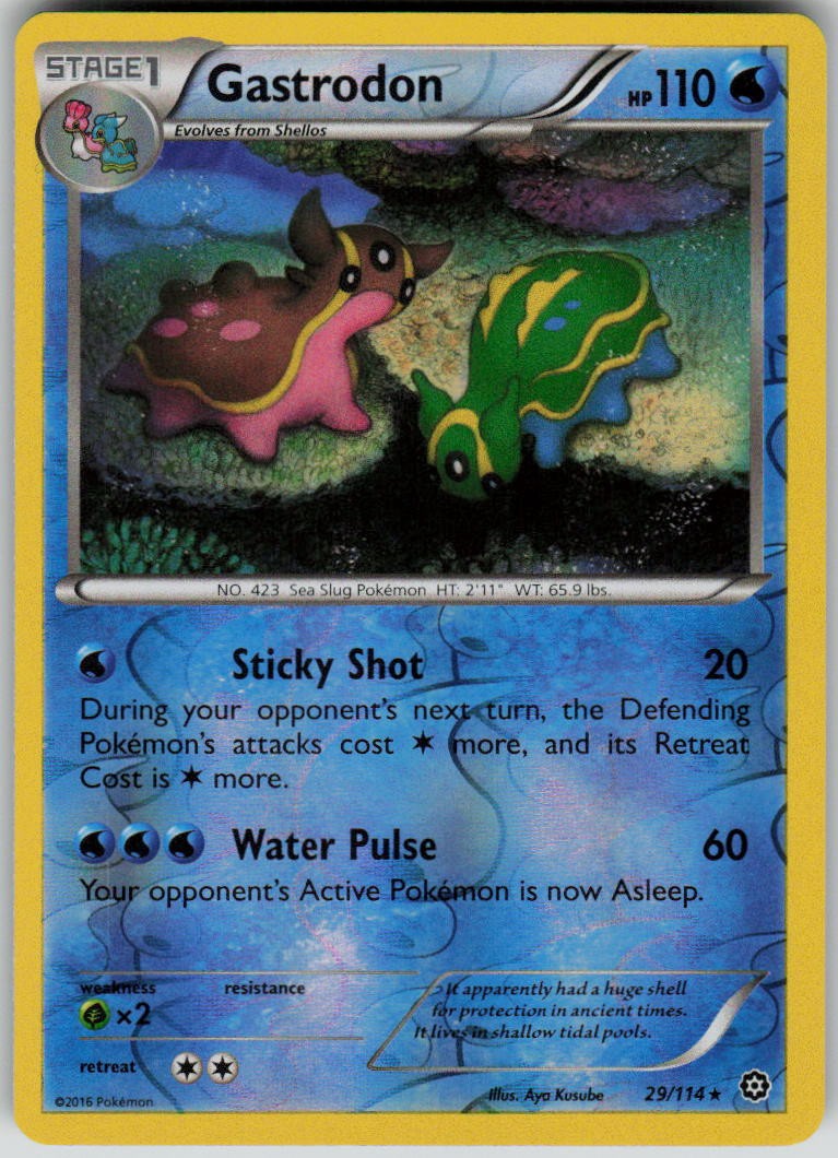 Gastrodon Reverse Holofoil XY - Steam Siege 29/114 NM