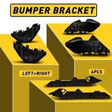 6PCS For 2009-13 Toyota Corolla Rear Bumper Cover Retainer Brackets Set LH RH A