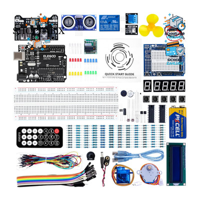 Starter Kit UNO R3 kompatibel mit Arduino IDE Mikrocontroller mit Tutorial