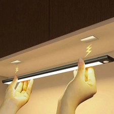 10-50cm LED Cabinet Light USB Type-C Rechargeable Motion Sensor For Wardrobe