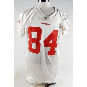 2014 San Francisco 49ers Brandon Lloyd #84 Game Issued White Jersey 40 282